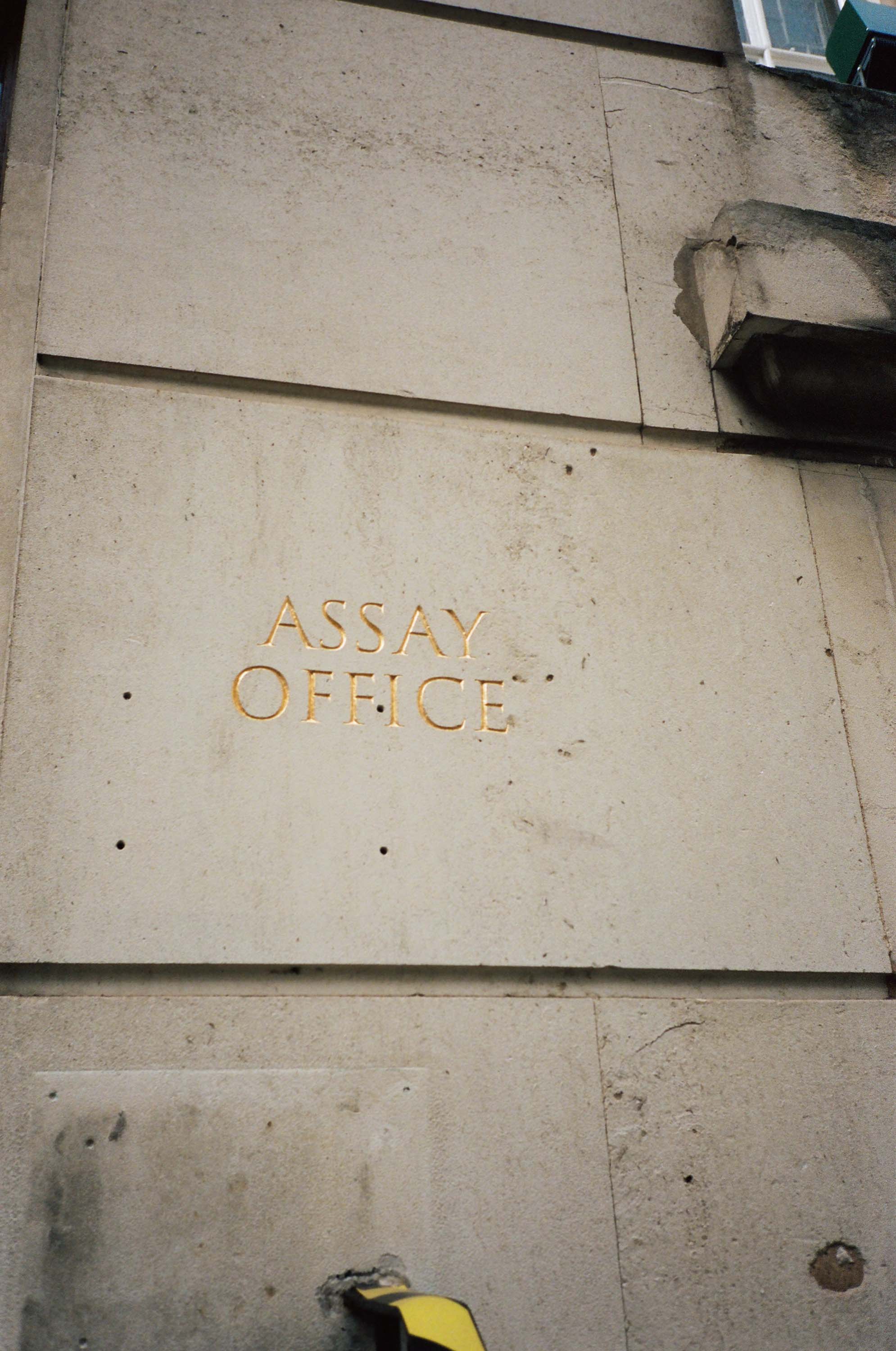 “The Assay Office at Goldsmiths Hall,  where all our pieces are hallmarked.”