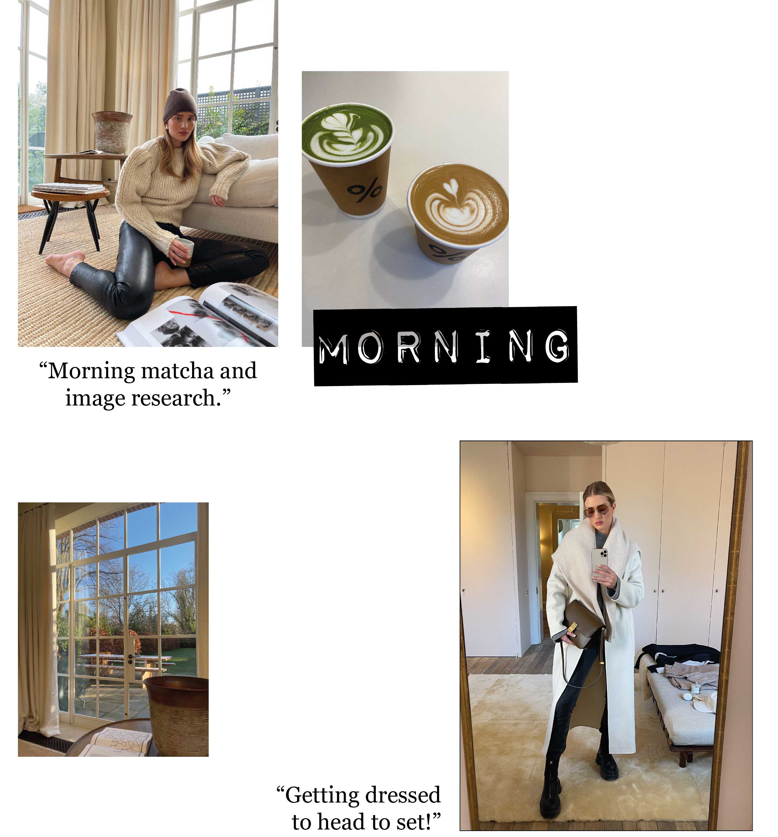 24 Hours With… Rosie Huntington-Whiteley Morning