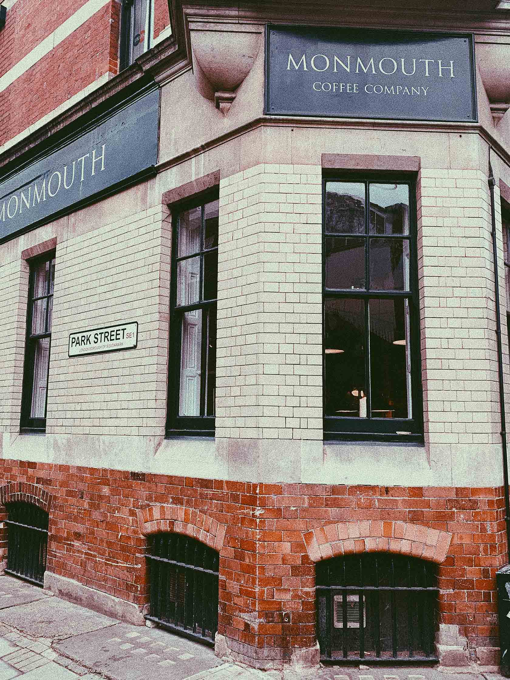 “Stopping off for my second dose of coffee from Monmouth in Borough Market...”