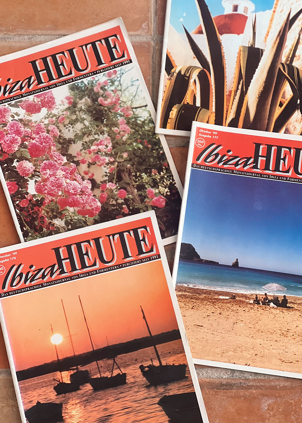 24 Hours With… BOTEH “Vintage Pacha magazines at my Ibiza rental.”